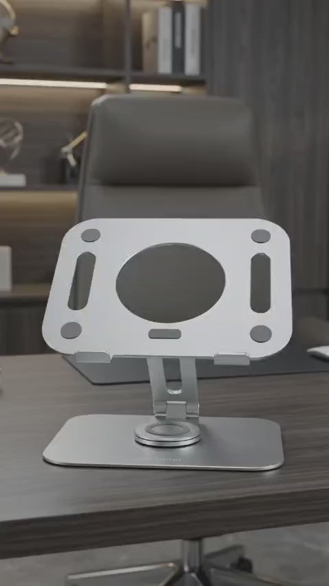 MOBRAM 360° Pro - Mechanical Rotating Aluminum Laptop Stand